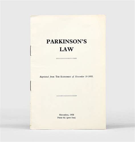 parkinson's law 1955